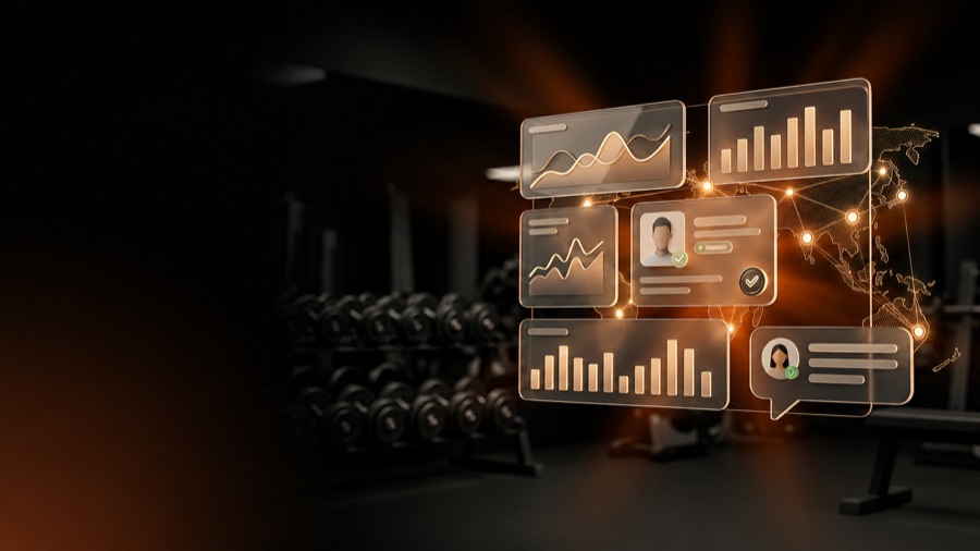 CRM manajemen gym dengan analytics